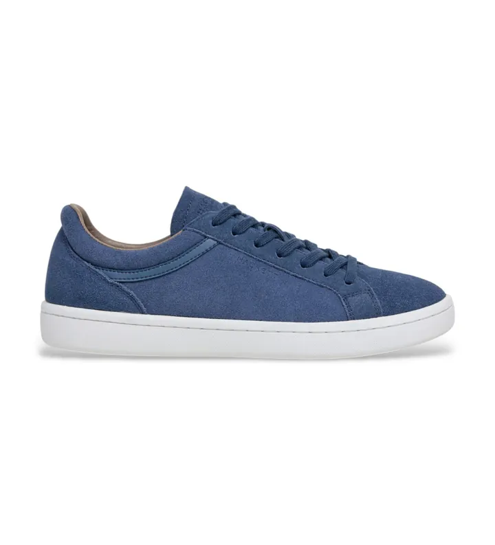 Hackett London para hombre. HMS200090 Zapatillas de Piel Beck Vibes azul (40), Plano, Cordones, Casual