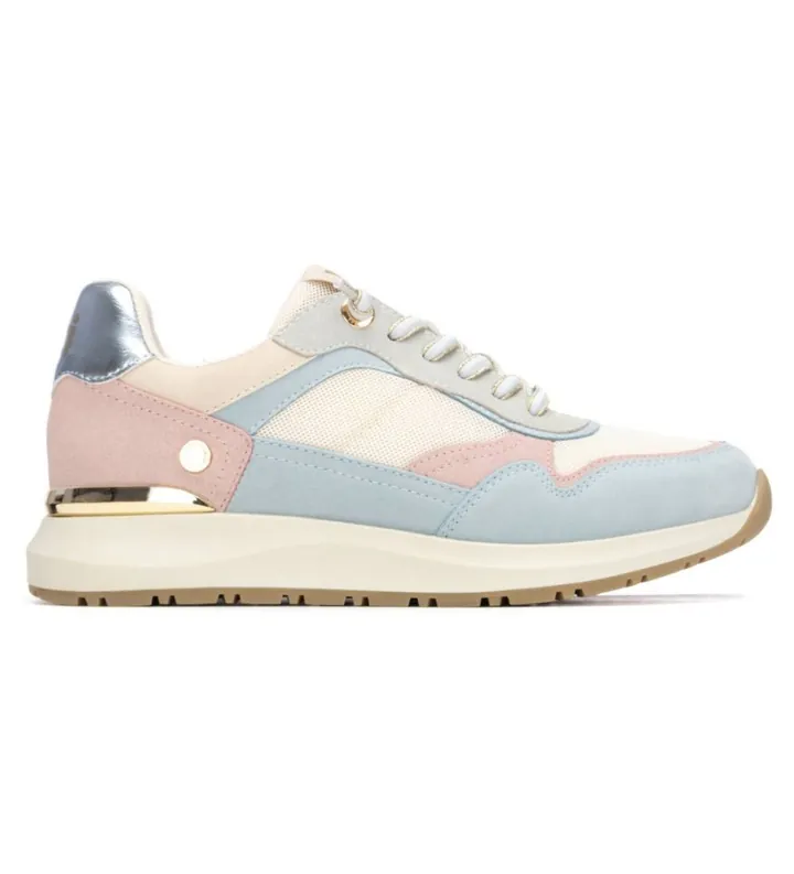 Xti para mujer. 14520201-CELESTE Zapatillas 145202 azul (36), Plano, Cordones, Casual