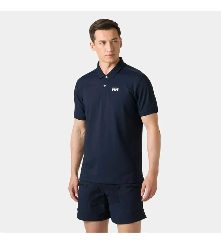 Helly Hansen para hombre. 34544 Polo Hp Salina mairno (L), Casual, Poliamida, Manga corta, Marino