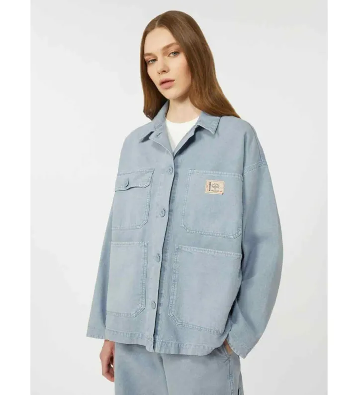 Weekend Max Mara para mujer. 2615041101600 Chaqueta Album azul (44), Casual, Algodón, Denim