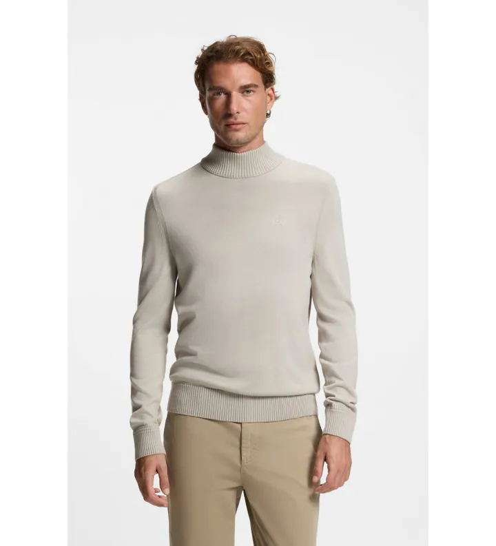 BOSS para hombre. 50501761 Jersey Avac beige (L), Casual, Lana