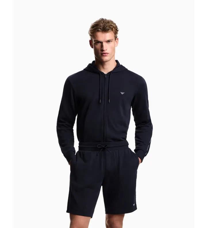 Emporio Armani para hombre. EM000495_AF18887 Bermuda Loungewear marino (S), Casual, Algodón