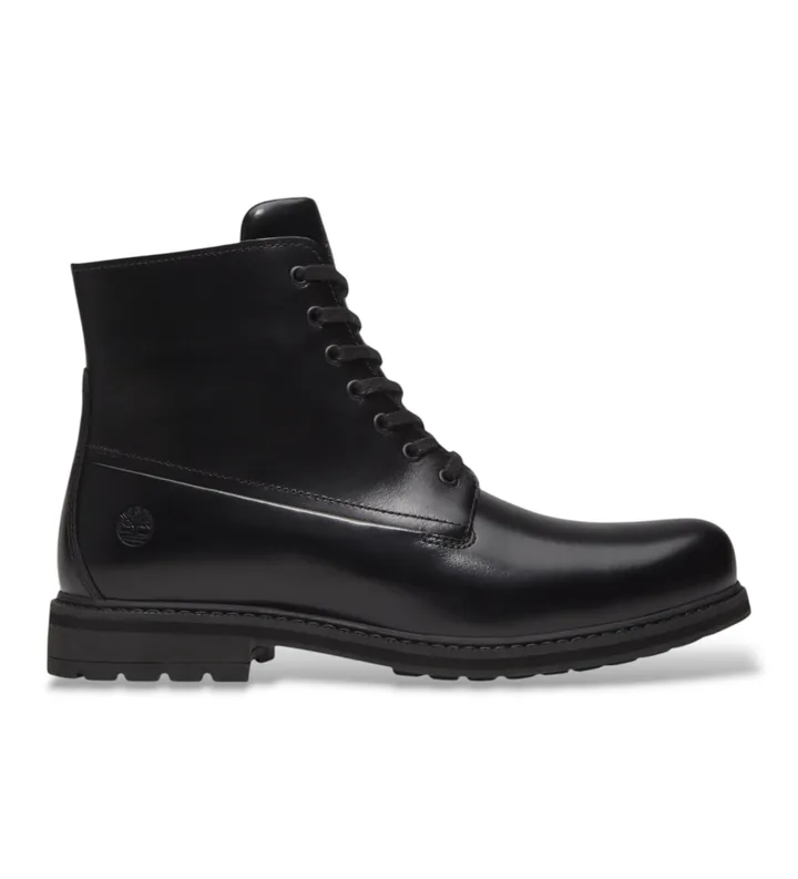 Timberland para hombre. TB0A2N2GW021 Botines de piel Stormbucks negro (39.5), Plano, Cremallera, Casual