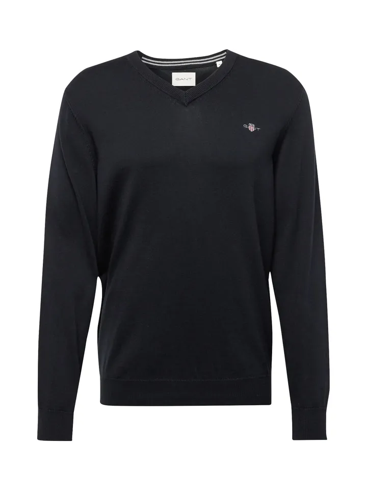 GANT Jersey 'Classic'  navy / gris claro / rojo cereza / negro