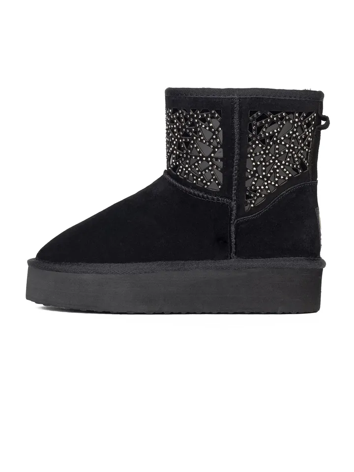 Gooce Botas 'Lana' negro / transparente