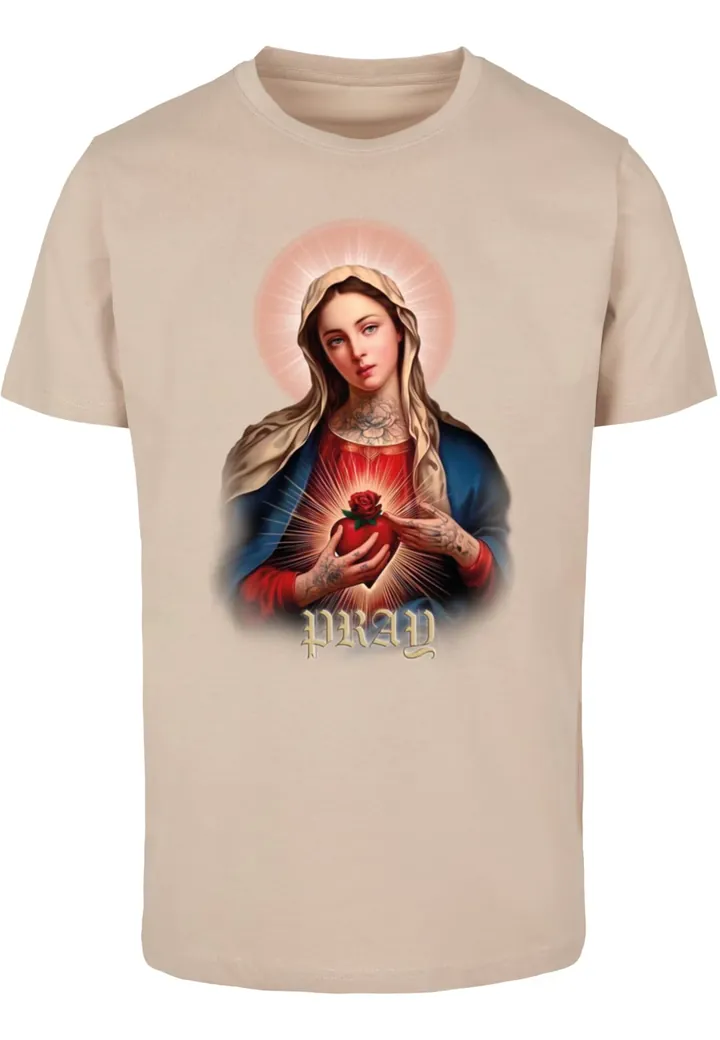 Mister Tee Camiseta arena / azul / rojo