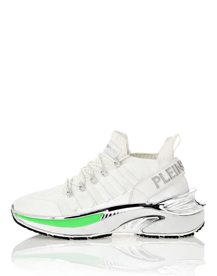 Plein Sport Zapatillas deportivas bajas 'Chrome Surfer' gris / blanco