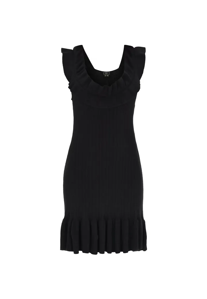faina Vestido de punto negro