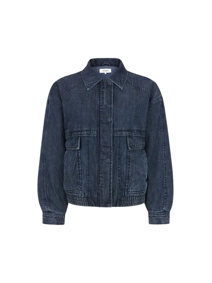 Soft Rebels Chaqueta de entretiempo ' SRBindi ' azul denim