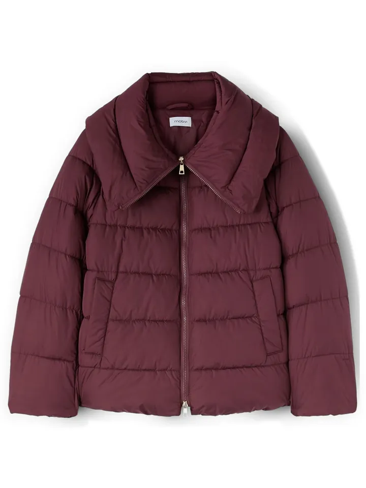 MOTIVI Chaqueta de invierno burdeos