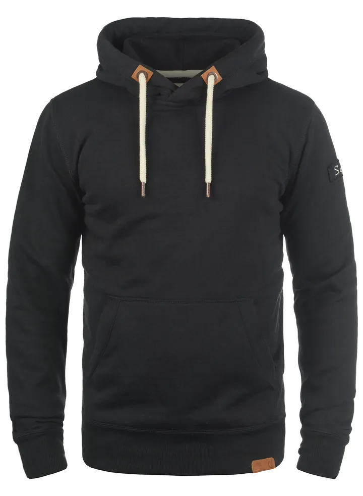 !Solid Sudadera 'TripHood'  negro / blanco