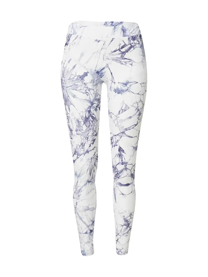 MAGIC Bodyfashion Leggings  azul violaceo / blanco