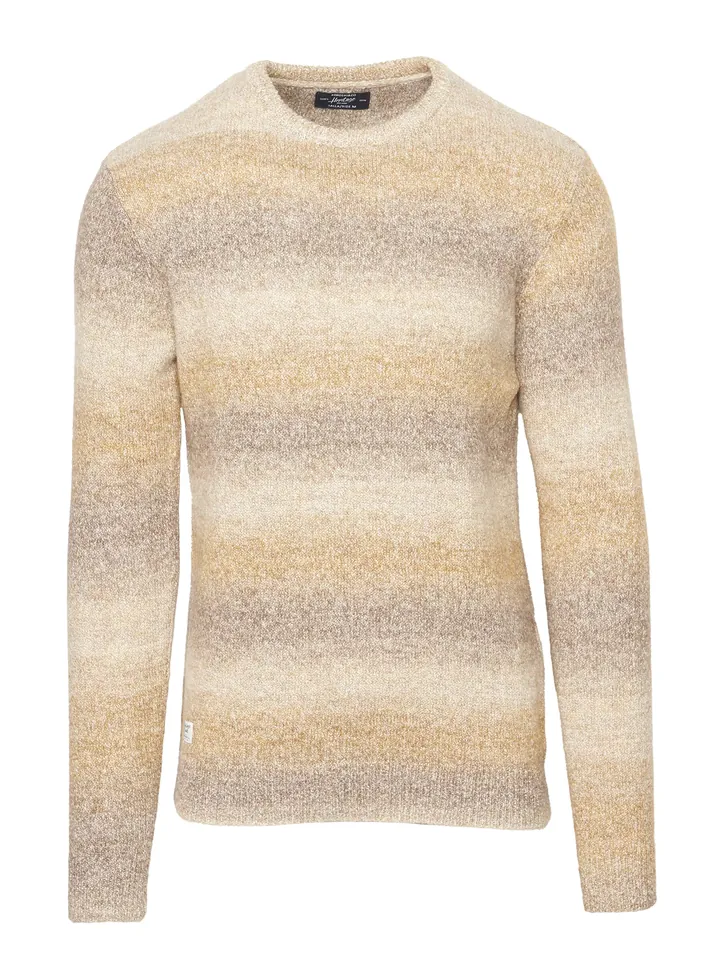 KOROSHI Jersey beige / marrón claro / naranja claro