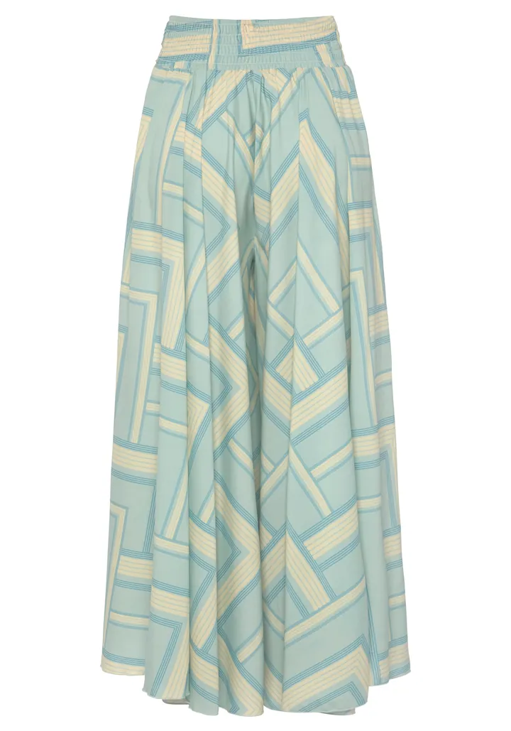 LASCANA Pantalón amarillo claro / menta