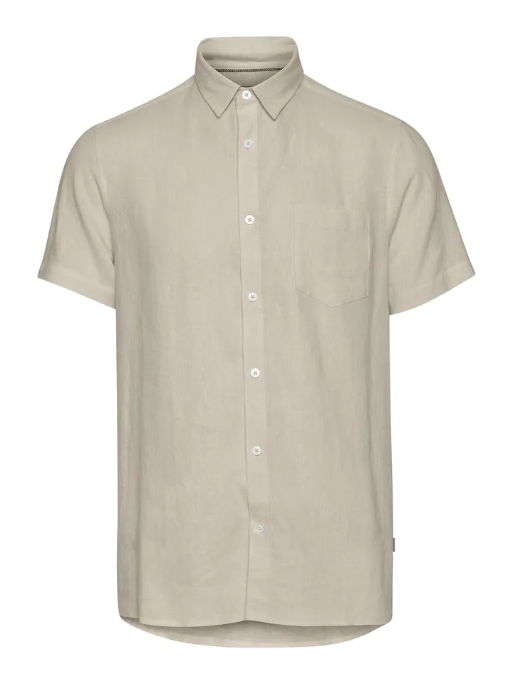!Solid Camisa 'Allan' beige oscuro