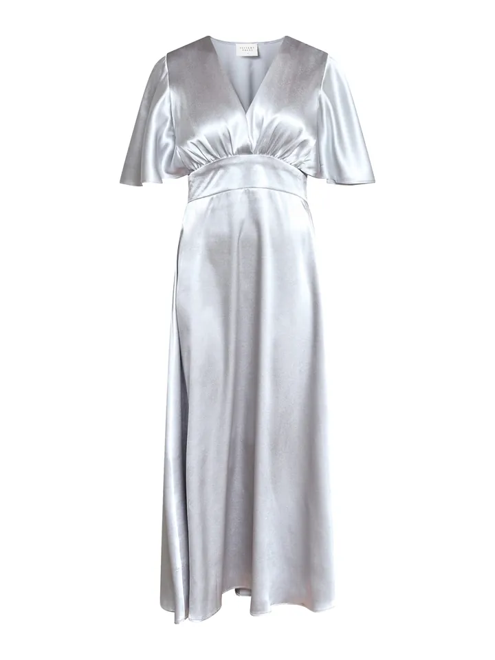 SISTERS POINT Vestido de noche 'GISELA'  plata