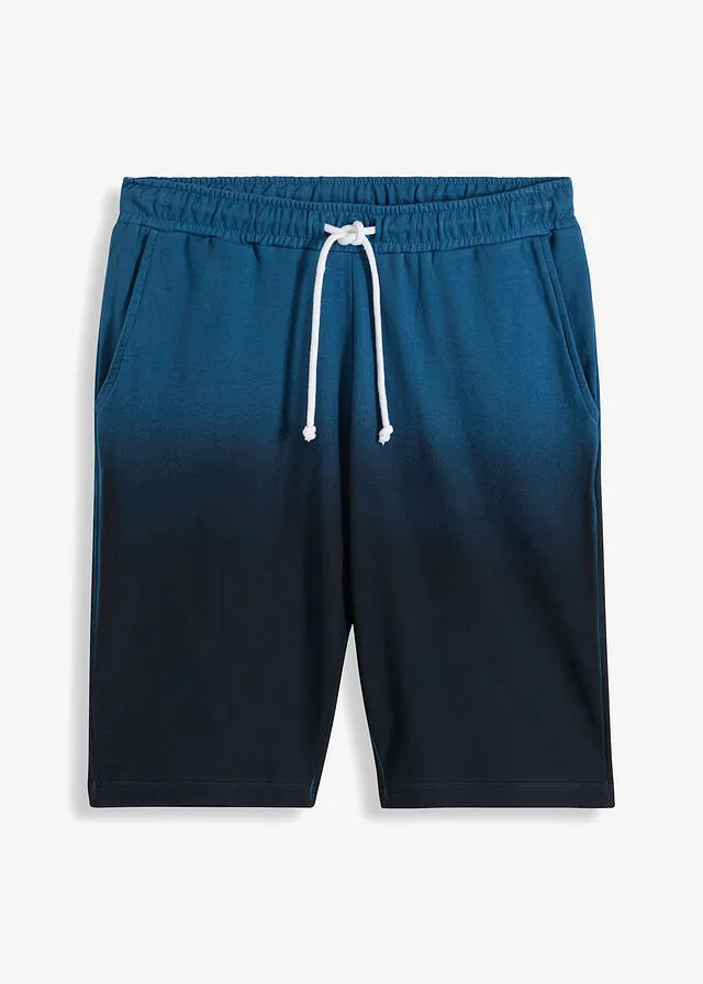 Bermudas de chándal con degradado de color