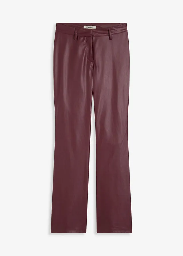 Pantalón de piel sintética