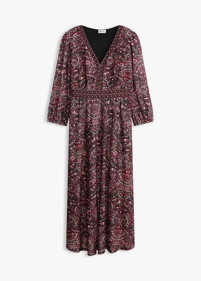 Vestido camisero con escote en V