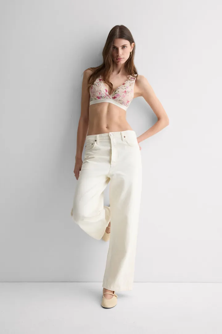 Intimissimi Sujetador Triangular Lara Estampado Pretty Flowers Mujer Floral Tamaño 100B