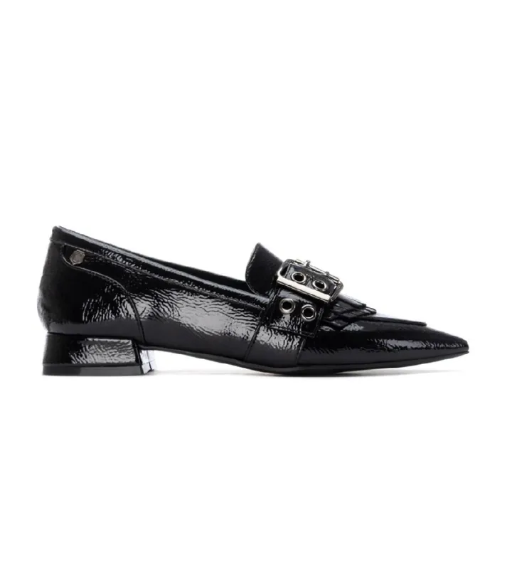 Carmela para mujer. 16255801-NEGRO Zapatos 162558 negro (35), 1 a 3cm, Ninguno, Casual, Fiesta, Clásico, Charol
