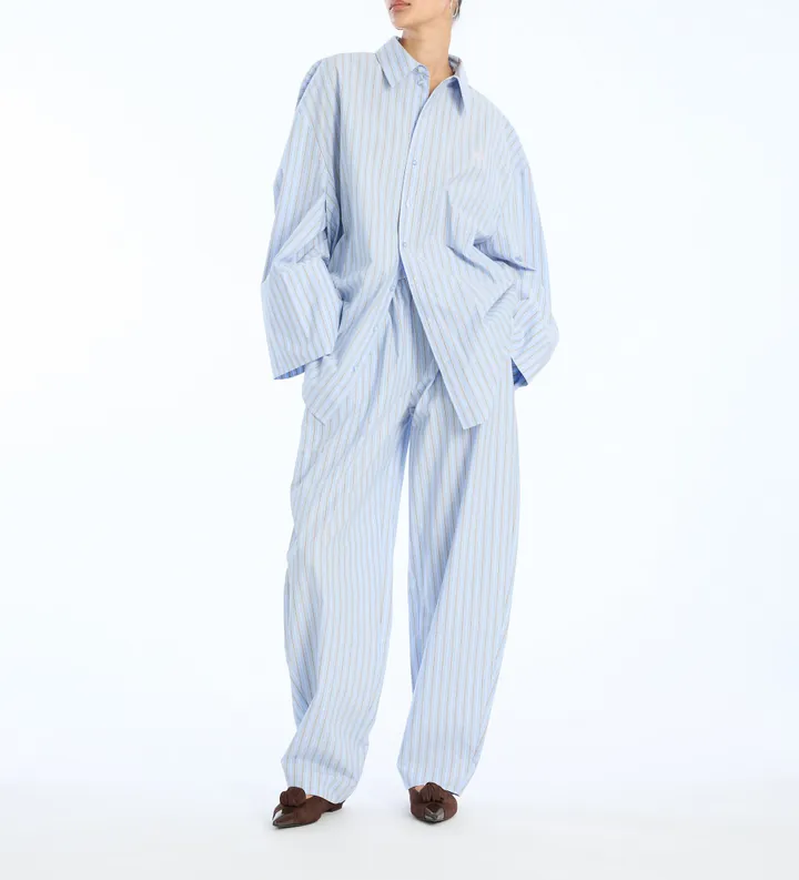 Rotate para mujer. 1153663082 Camisa Lilli azul (36), Casual, Manga larga, Algodón Orgánico, Sostenible