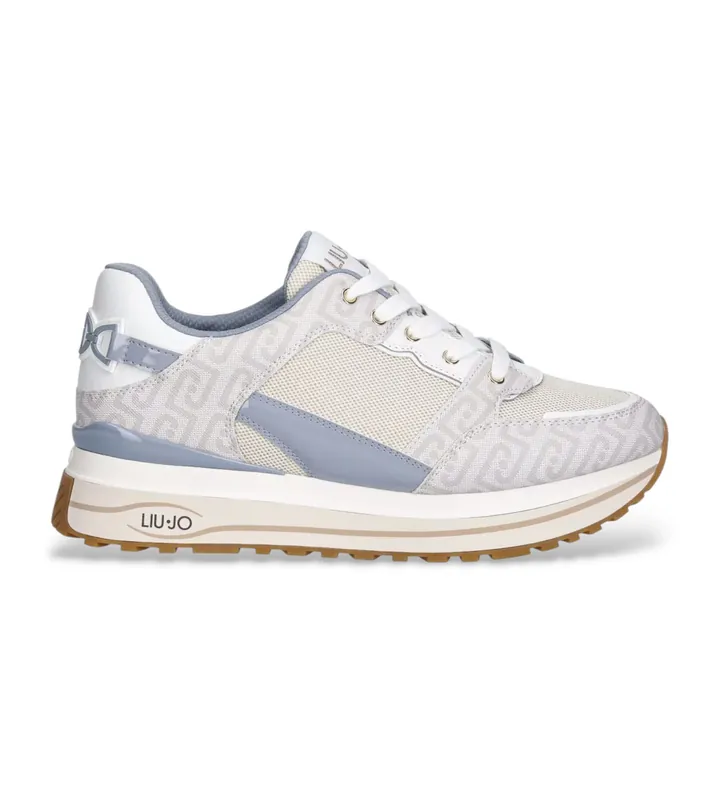 Liu Jo para mujer. BA6011TX518S3974 Zapatillas Maxi Wonder 91 azul (36), 3 a 5cm, Cordones, Casual
