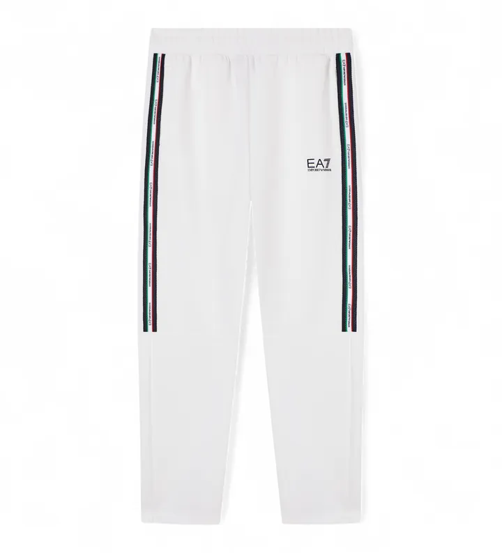 EA7 para hombre. 7M001866_AF12660 Pantalones Italian Spirit Blanco (3XL), Casual, Deportivo, Algodón, Sportswear, Multideporte