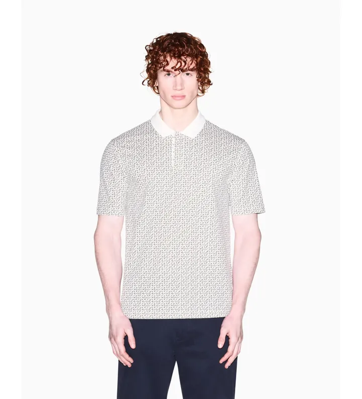 A|X Armani Exchange para hombre. XM000736AF10819F1165 Polo Elástico beige (L), Casual, Algodón, Manga corta