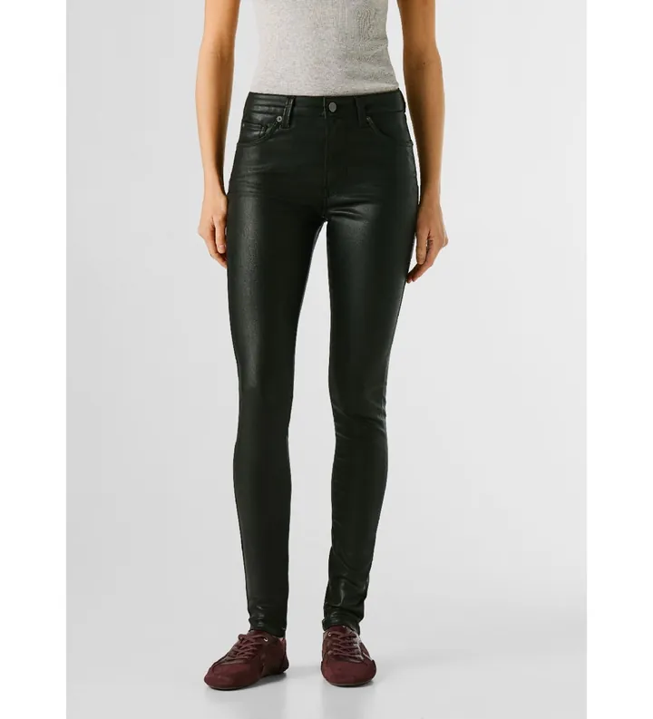 Pepe Jeans para mujer. PL20472889OA Pantalón Skinny Regent verde (31/30), Casual, Viscosa