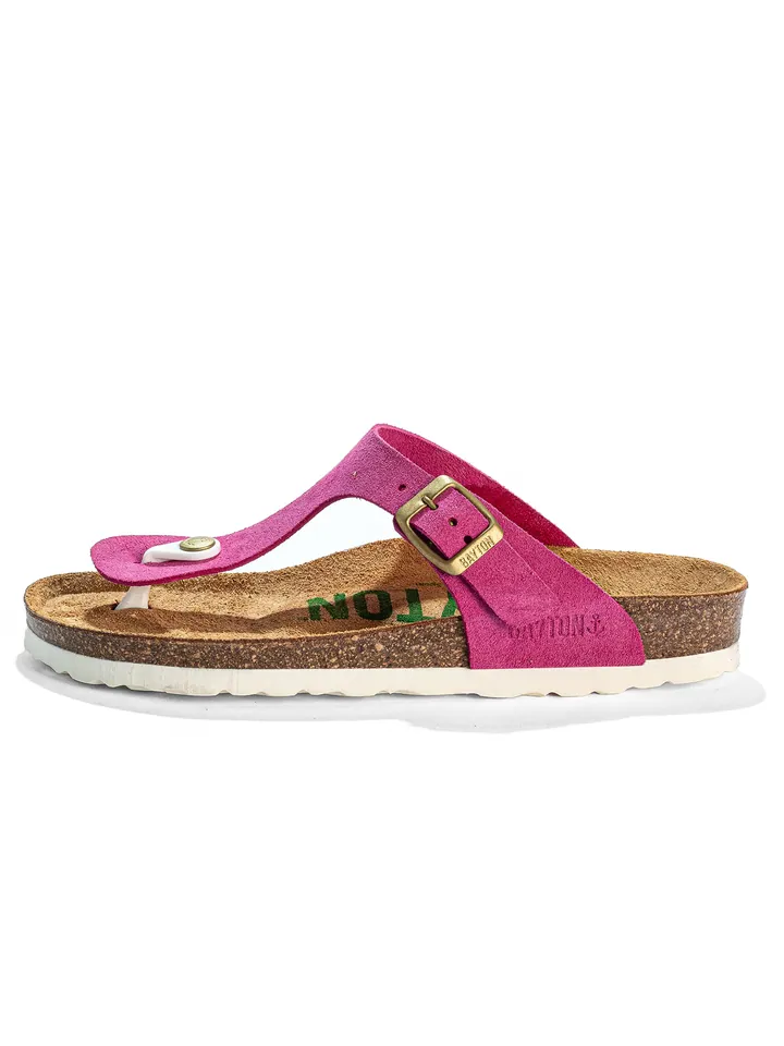 Bayton Sandalias de dedo 'MERCURE' fucsia