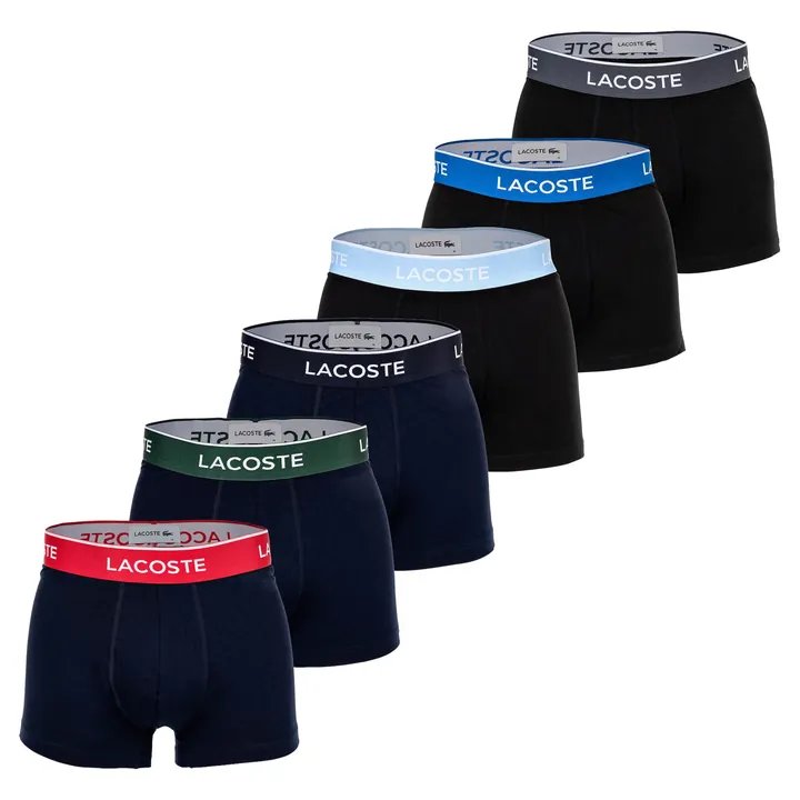 LACOSTE Calzoncillo boxer azul / verde / rojo / negro