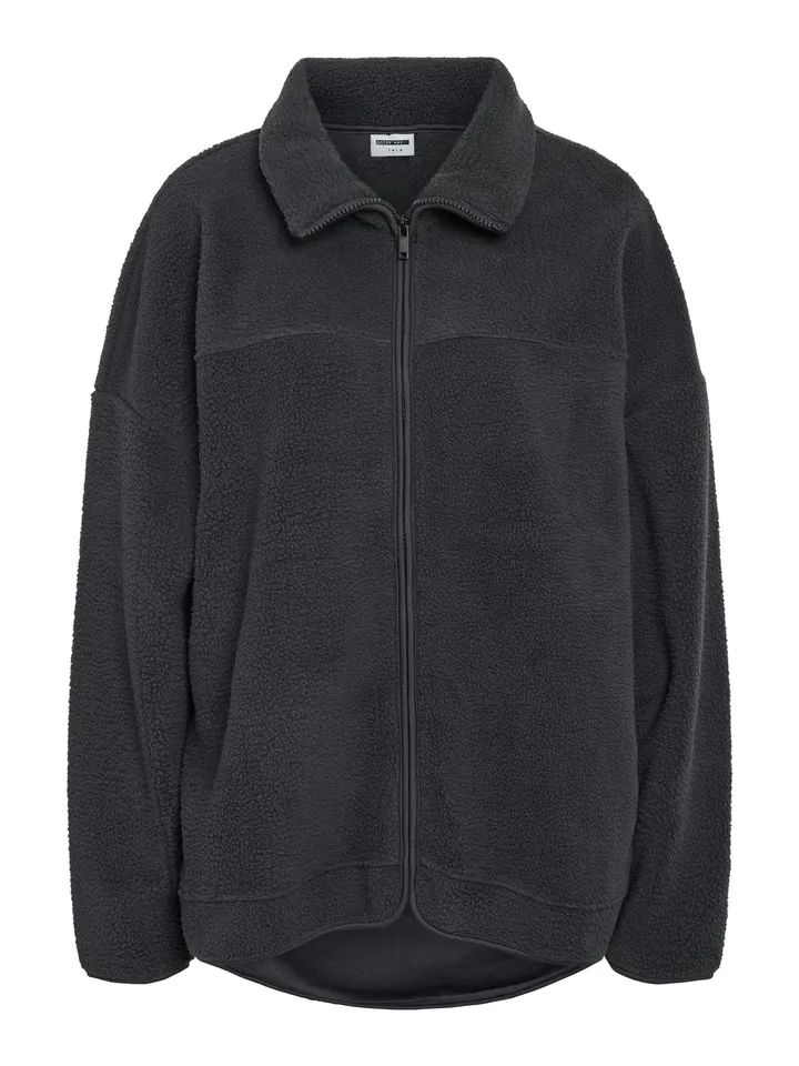 Noisy may Chaqueta polar 'NMCozy' gris oscuro