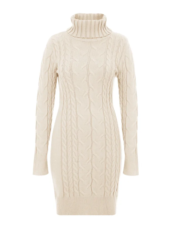 Imily Bela Vestido de punto beige