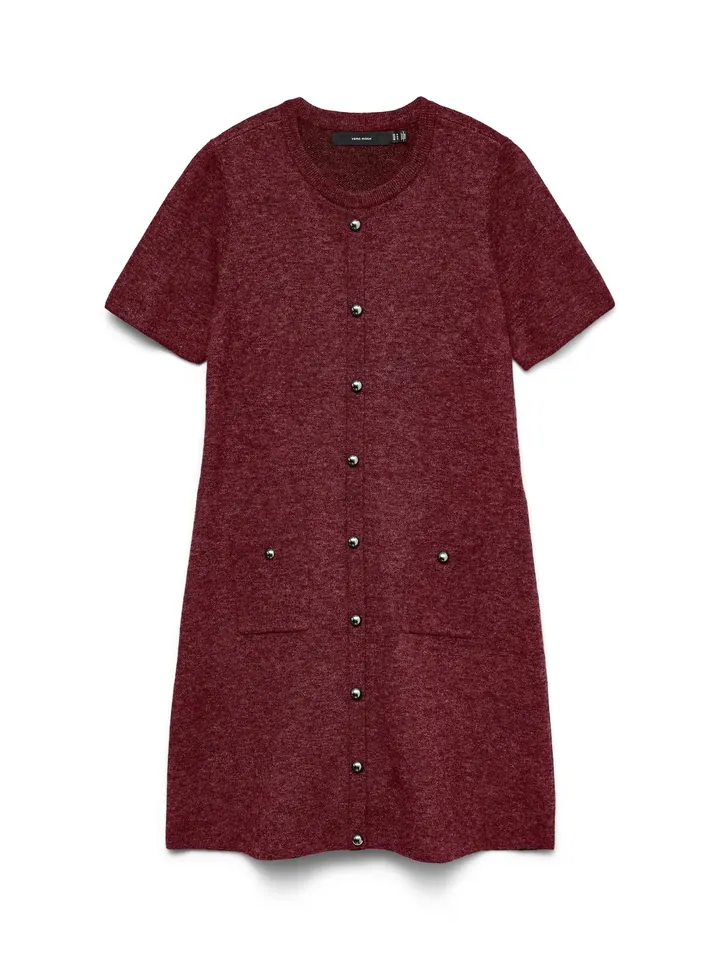 VERO MODA Vestido de punto 'VMJohanna'  rojo