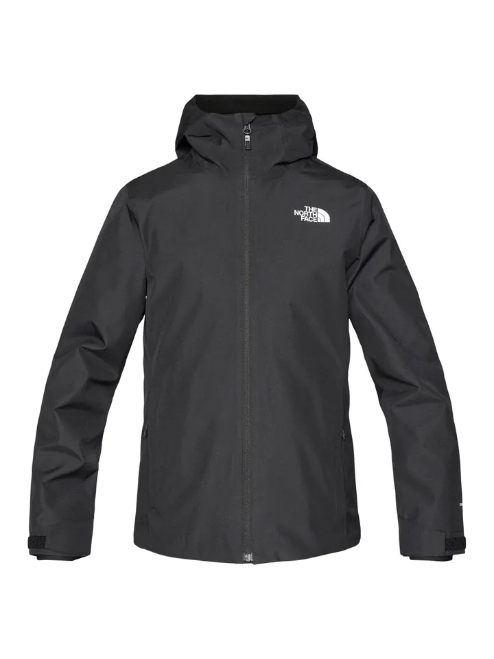 THE NORTH FACE Chaqueta de montaña 'QUEST' negro / blanco