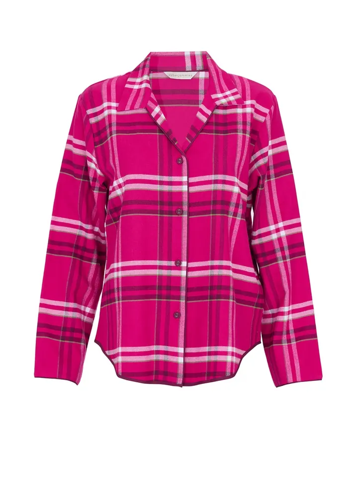Cyberjammies Camiseta para dormir 'Isabella'  rosa / burdeos / blanco