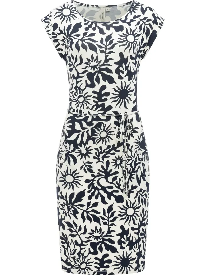 Ragwear Vestido de verano 'Taggien' marino / blanco