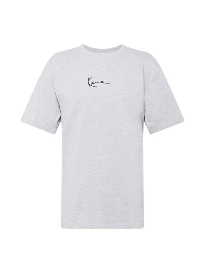 Karl Kani Camiseta gris moteado / negro