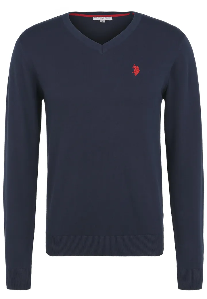 U.S. POLO ASSN. Jersey marino / rojo