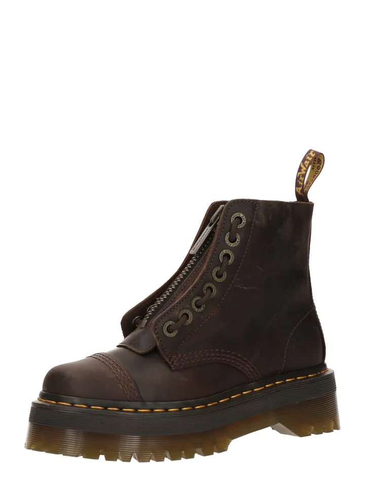 Dr. Martens Botas con cordones 'Sinclair 8 Eye' marrón