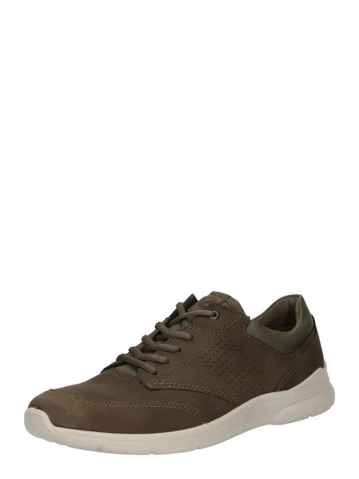 ECCO Zapatos con cordón 'Irving' marrón / oliva