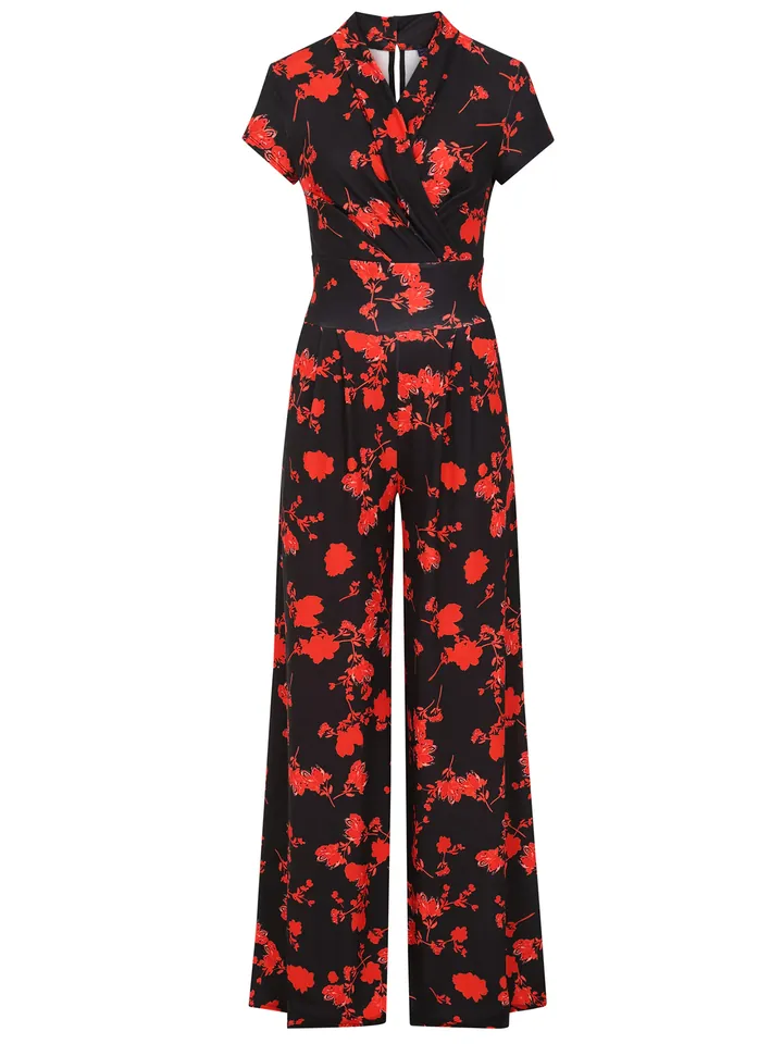 HotSquash Jumpsuit rojo / negro