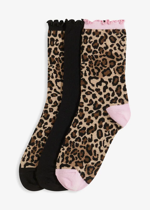 Calcetines de algodón orgánico (3 pares)