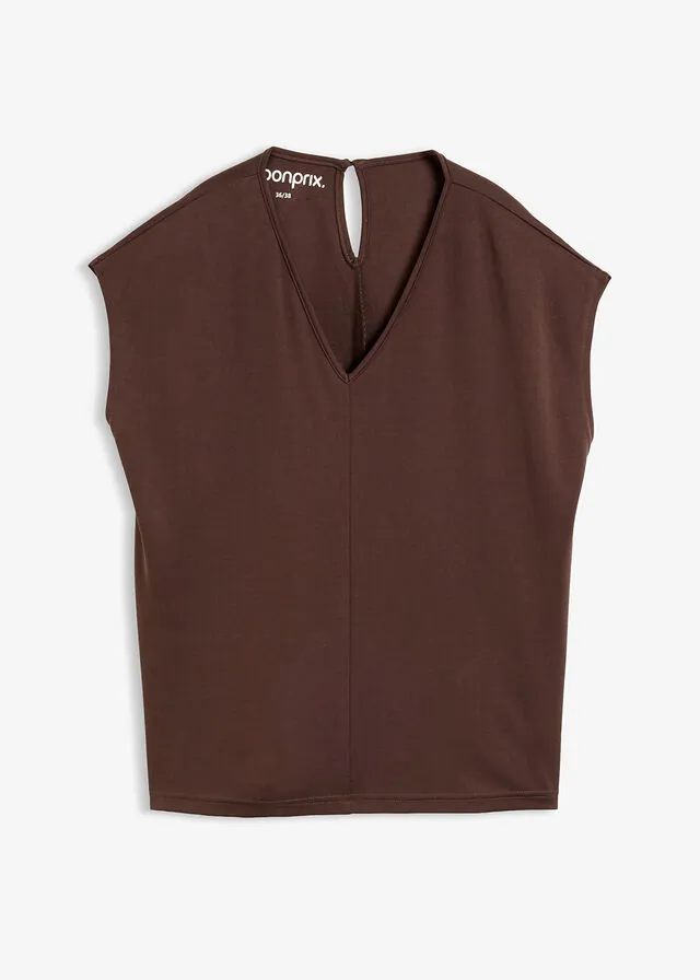 Camiseta de piqué de viscosa