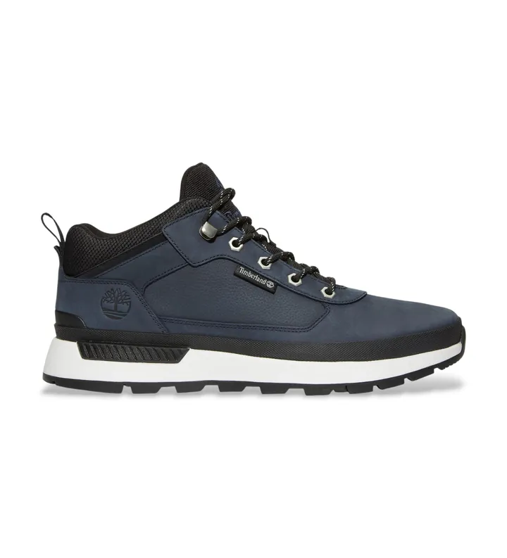 Timberland para hombre. TB1A68TZ0191 Zapatilla de Piel Field Trekker marino (40), Plano, Cordones, Casual