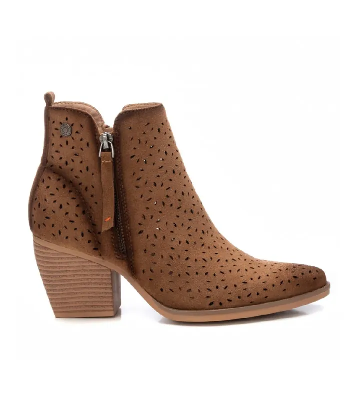 Refresh para mujer. 17251903-TAUPE Botines de piel 172519 taupe (36), 5 a 8cm, Cremallera, Casual