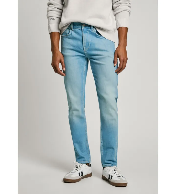 Pepe Jeans para hombre. PM207388NC7 Jeans en fit slim Hatch azul (31/32), Casual, Algodón, Denim, Sostenible