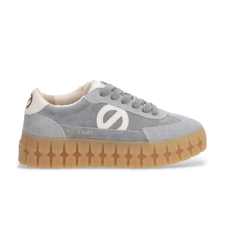 NO NAME para mujer. TNPSCV0 Zapatillas de Piel Play Side gris (36), 3 a 5cm, Cordones, Casual