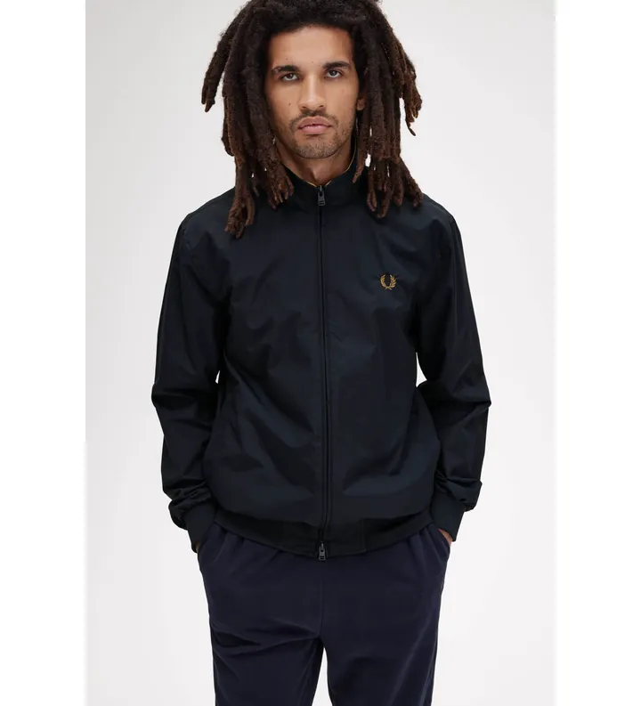 Fred Perry para hombre. J2660 Chaqueta Brentham marino (M), Casual, Poliamida